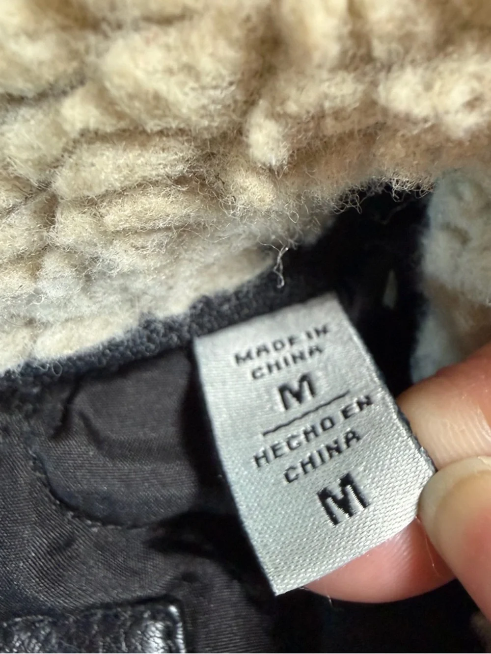 Levi's‎ Faux Leather Sherpa Trucker Jacket